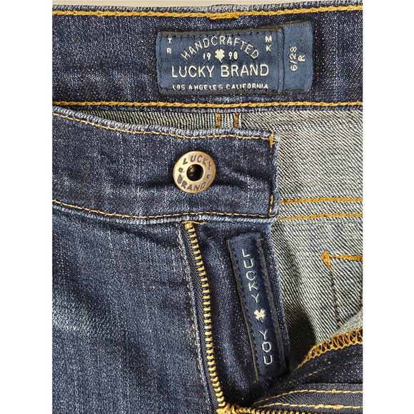 LUCKY BRAND WOMEN'S SWEET STRAIGHT BLUE JEAN PANT SIZE 6/28 REGULAR - Picture 6 of 12